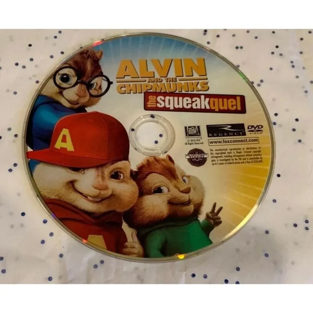 Alvin and the chipmunks the Squeakquel brand new DVD